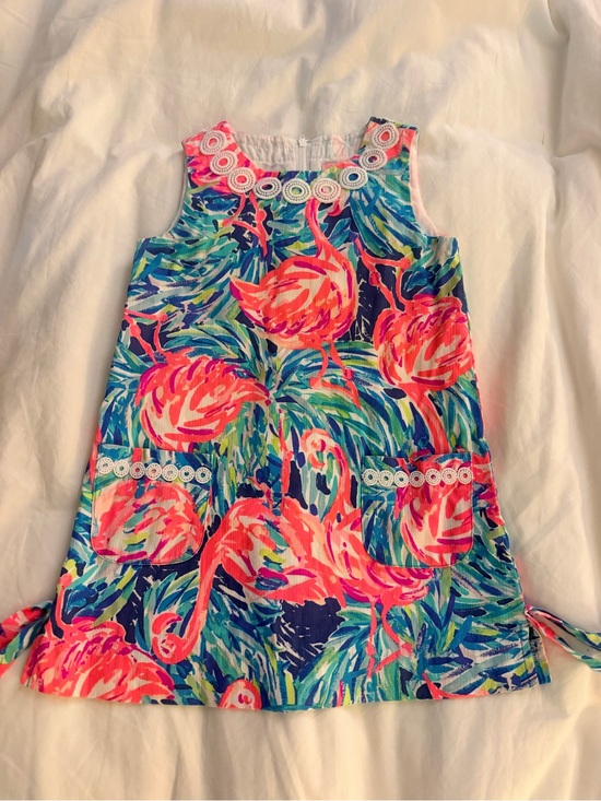 Lilly Pulitzer Other - Lilly Pulitzer Flamingo Shift Dress - Pink & Blue